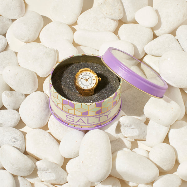 Girl Boss Salty Watch Ring - Gold