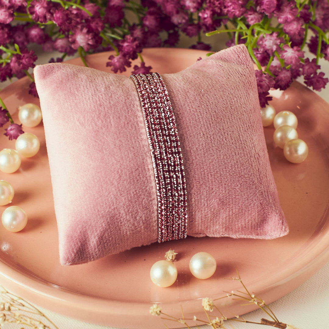 Rich Mulberry Stretchable Bands (Set of 5)