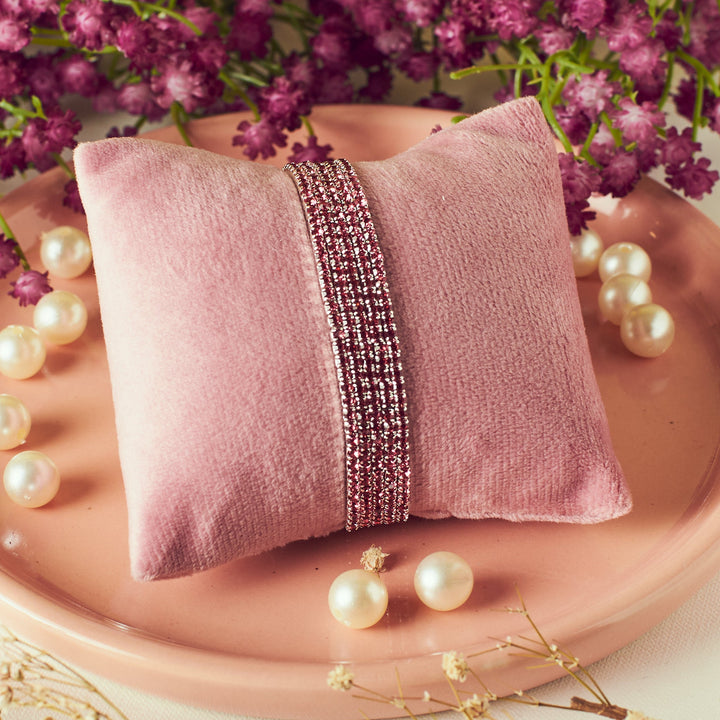 Rich Mulberry Stretchable Bands (Set of 5)