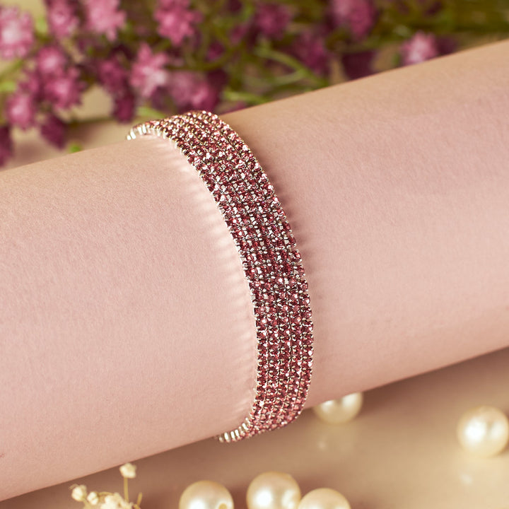 Rich Mulberry Stretchable Bands (Set of 5)