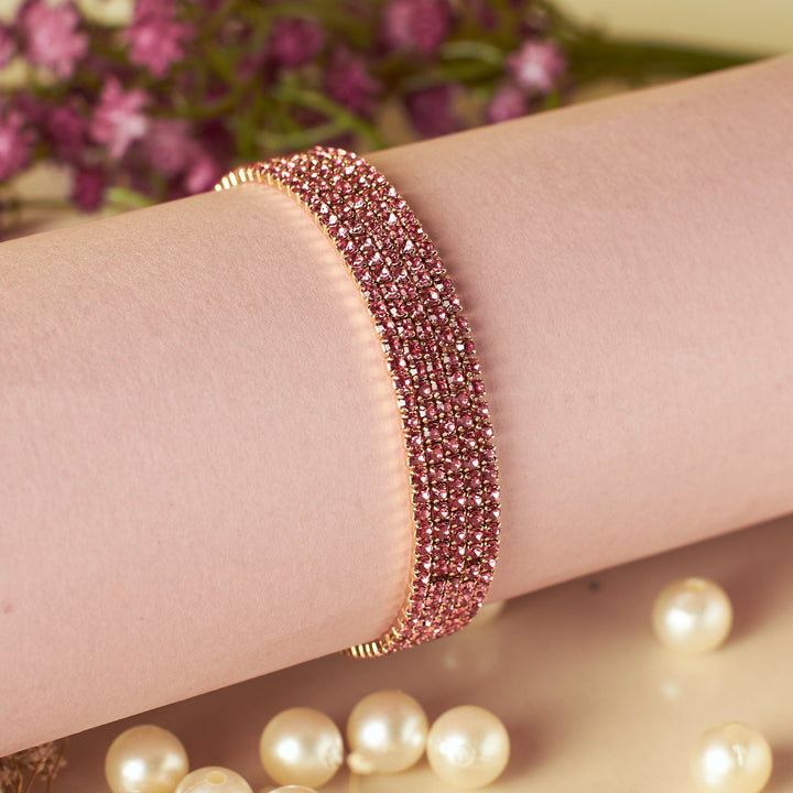 Maroon Majesty Stretchable Bands (Set of 5)
