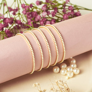 Pearl Glow Stretchable Bands (Set of 5)