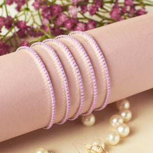 Orchid Stretchable Bands (Set of 5) - Salty Accessories