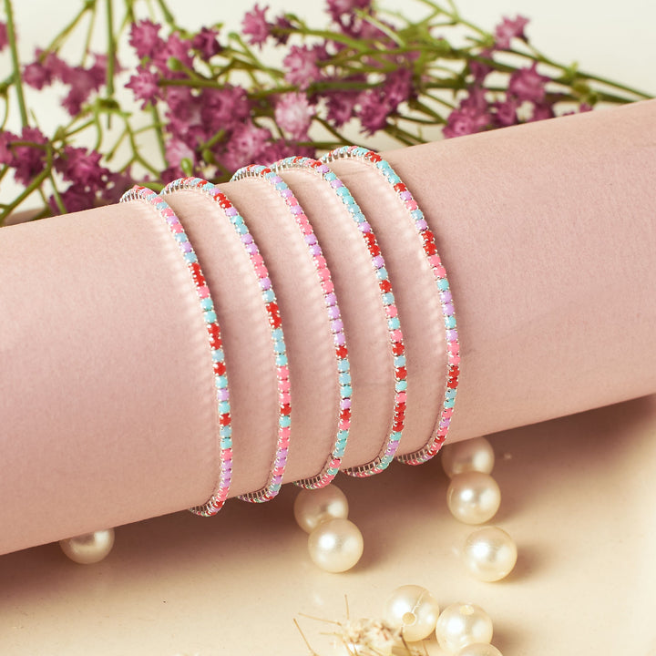 Rosy Blueberry Stretchable Bands (Set of 5)