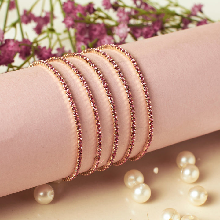 Maroon Majesty Stretchable Bands (Set of 5)