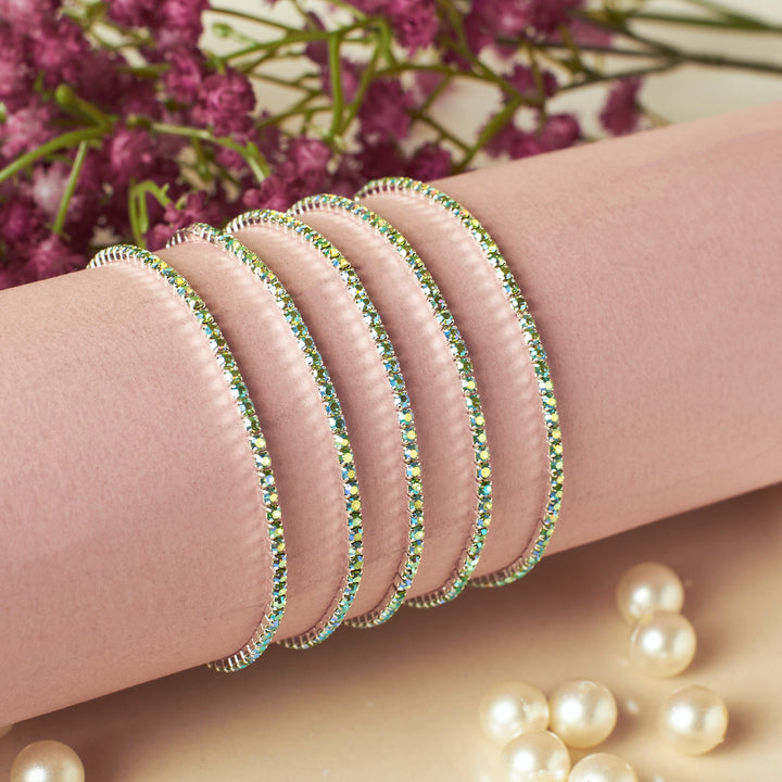 Teal Twinkle Stretchable Bands (Set of 5)