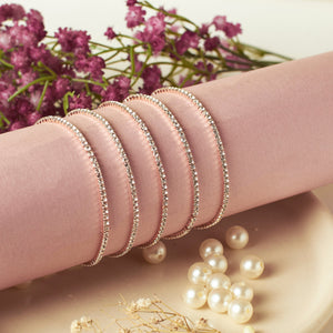 Blanc Bliss Stretchable Bands (Set of 5) - Salty Accessories