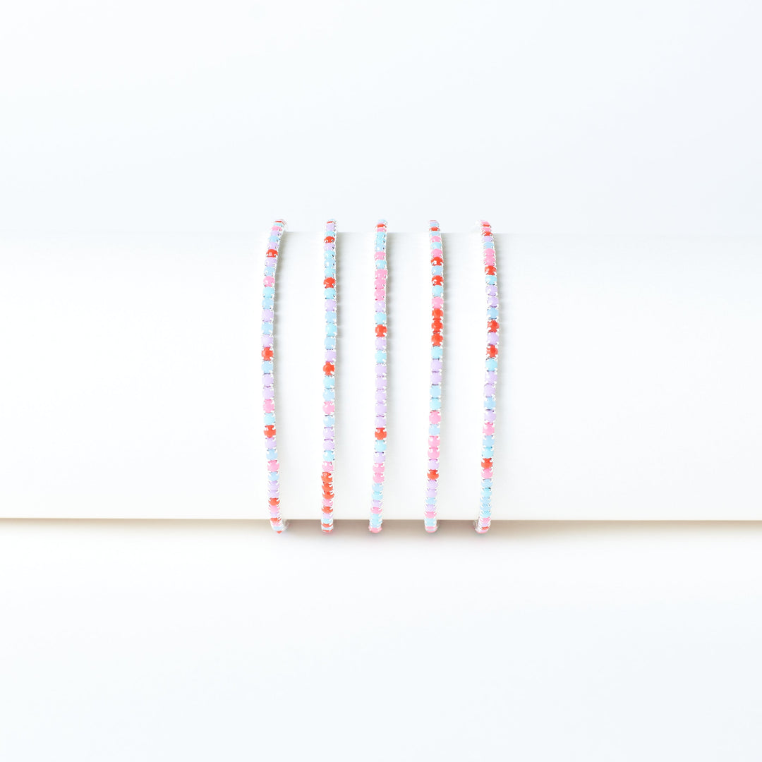 Rosy Blueberry Stretchable Bands (Set of 5)