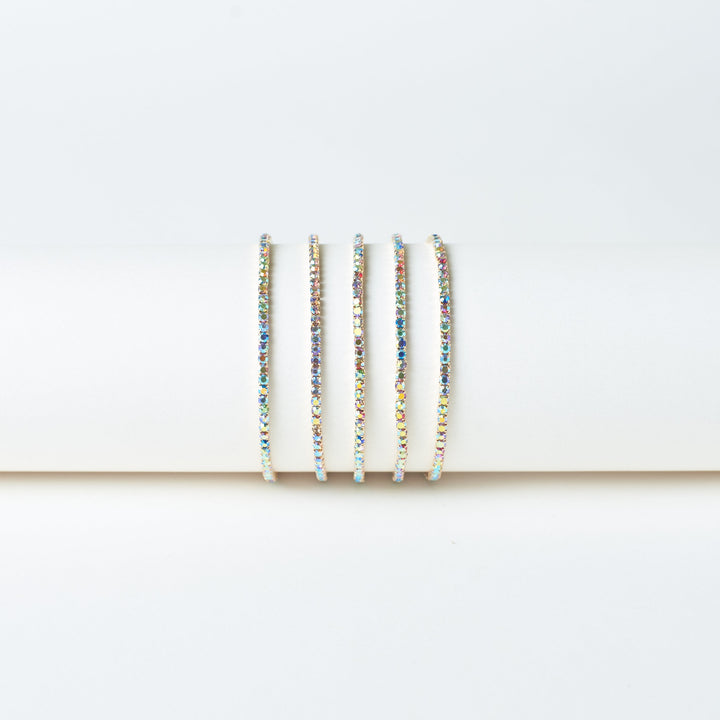 Dazzling Diamond Stretchable Bands (Set of 5)