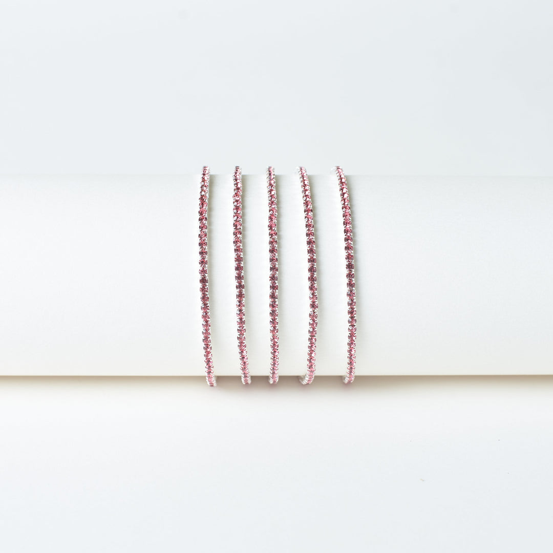 Rich Mulberry Stretchable Bands (Set of 5)