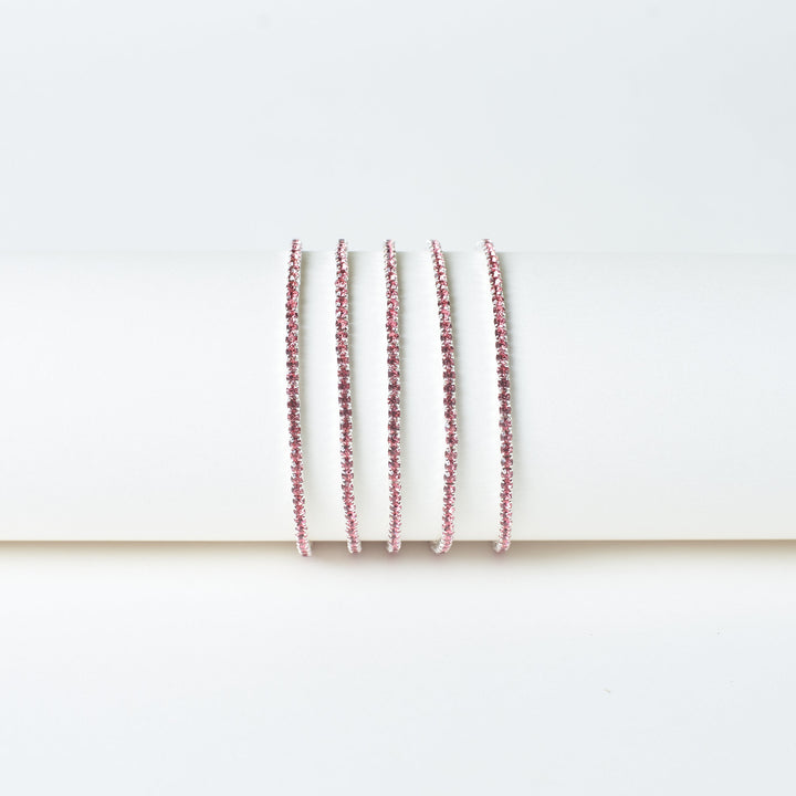 Rich Mulberry Stretchable Bands (Set of 5)