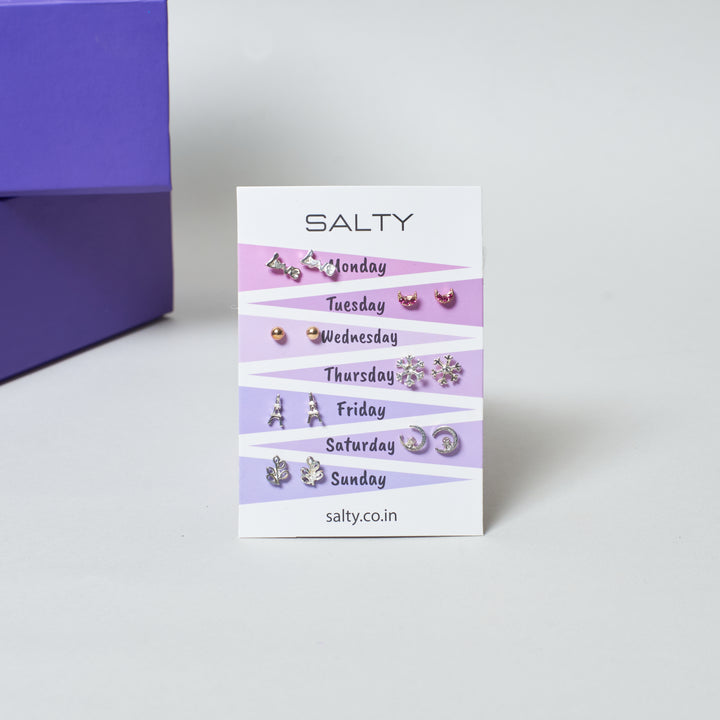 Token of Love Jewellery Gift Box for Her with Personalised Card | Salty