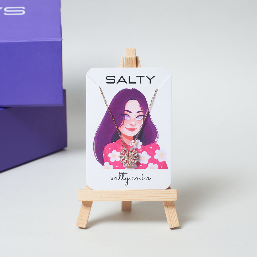 Token of Love Jewellery Gift Box for Her with Personalised Card | Salty