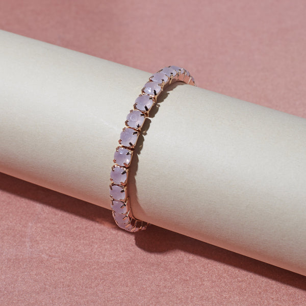 Rose Tint Stretchable Tennis Band