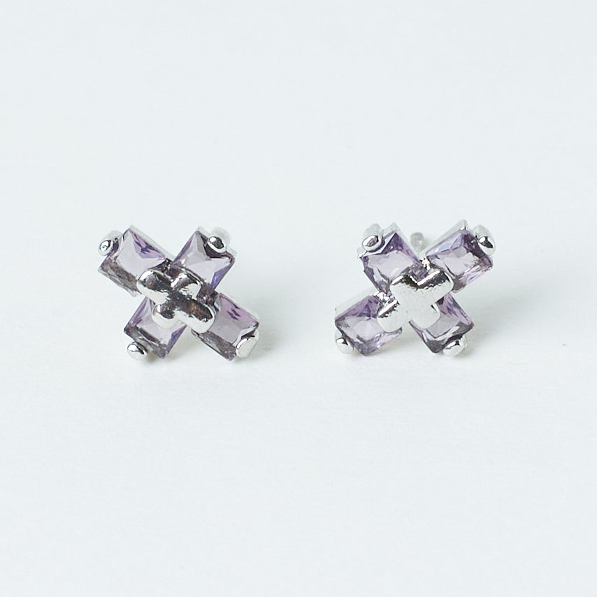 Modern Faith Lilac Studs | Salty