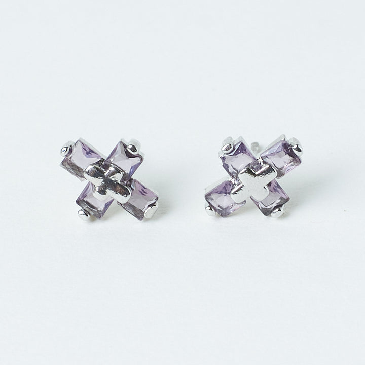 Modern Faith Lilac Studs | Salty