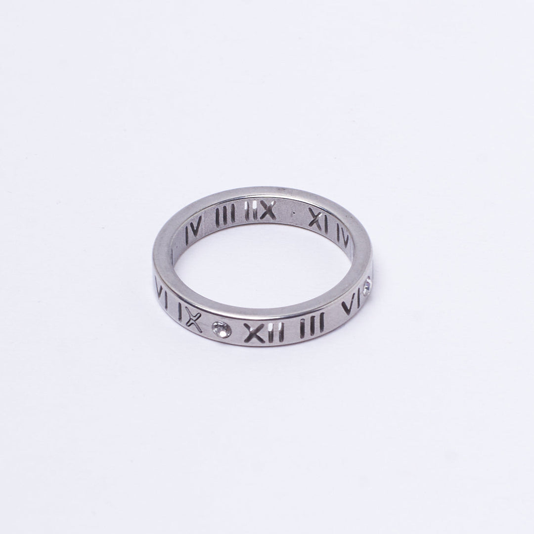 Roman Angels Silver Band