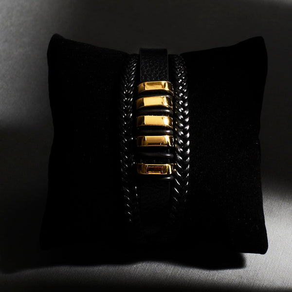 Urban Nomad Leather Band - Gold