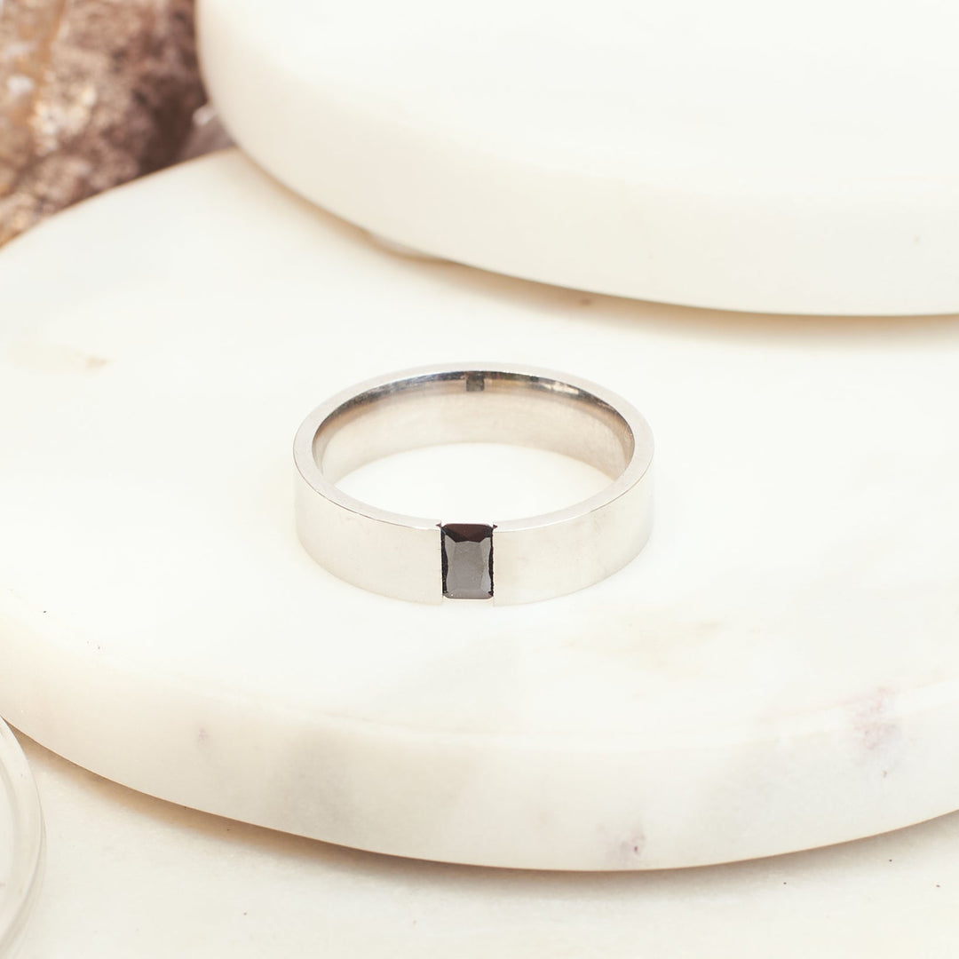 Verde Black Stone Ring - Salty Accessories