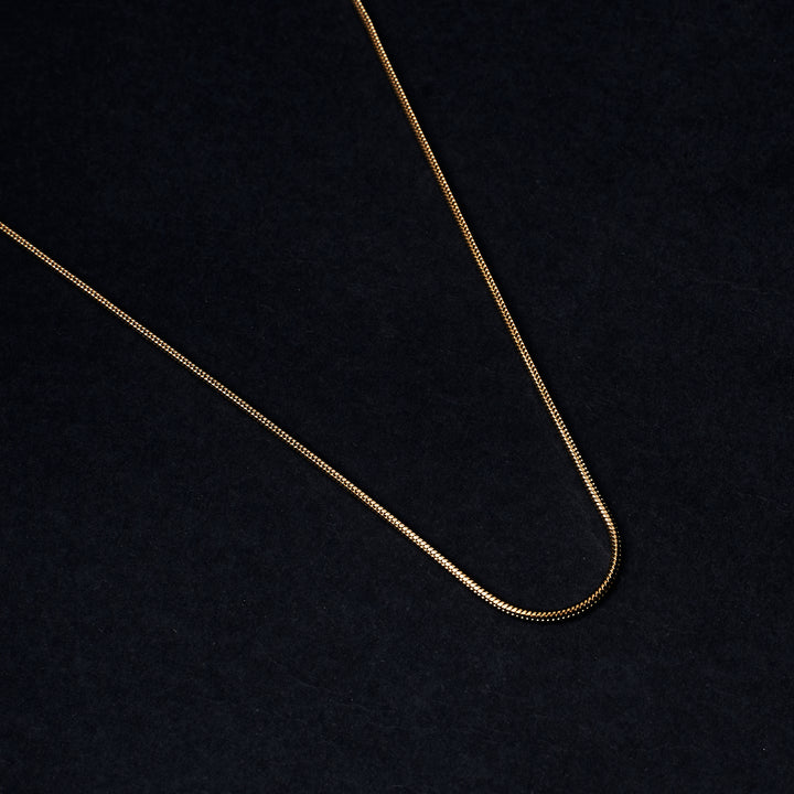 Round Snake Gold Chain