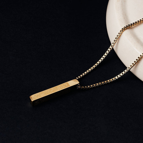 Heliocentric Golden Pendant