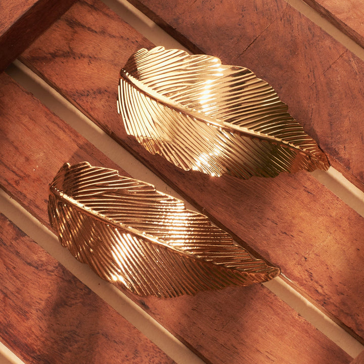 Leafy Vibe Gold Earring