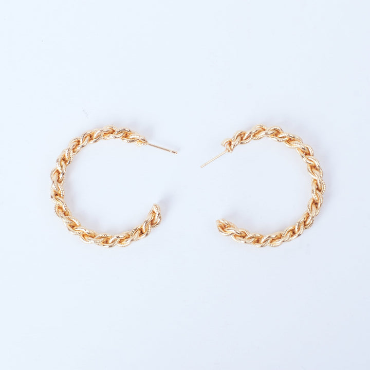 Rollin' Gold Hoops