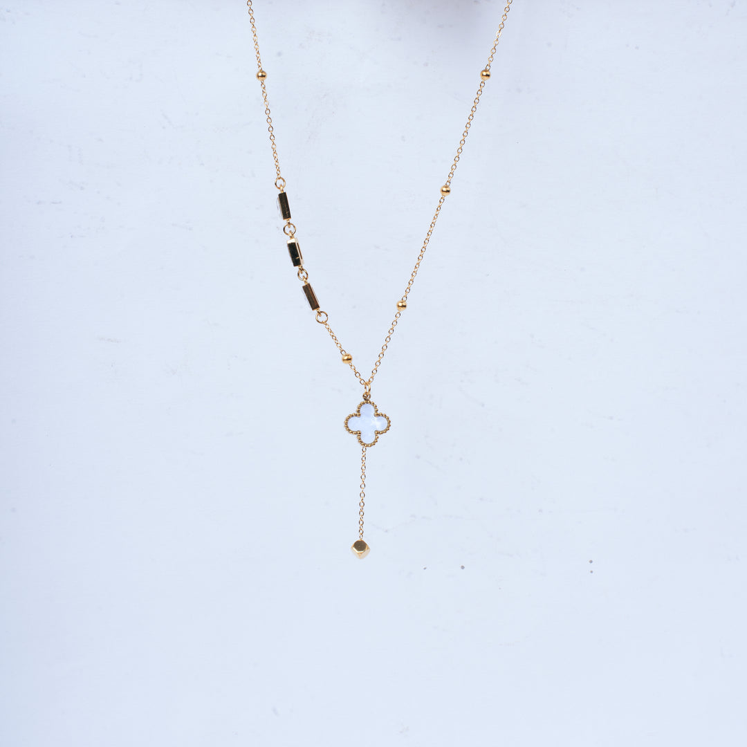 Midnight Leaf Gold Necklace - Salty Accessories