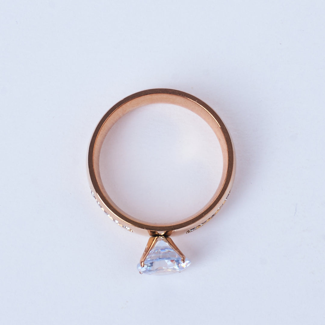 Celestia's Charm Rose Gold Ring - Salty Accessories