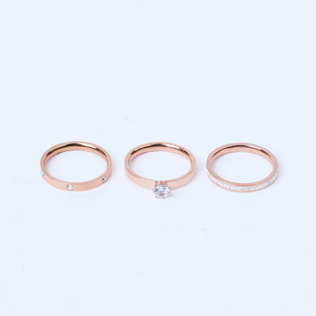 Elysian Echo Rose Gold Ring - Salty Accessories