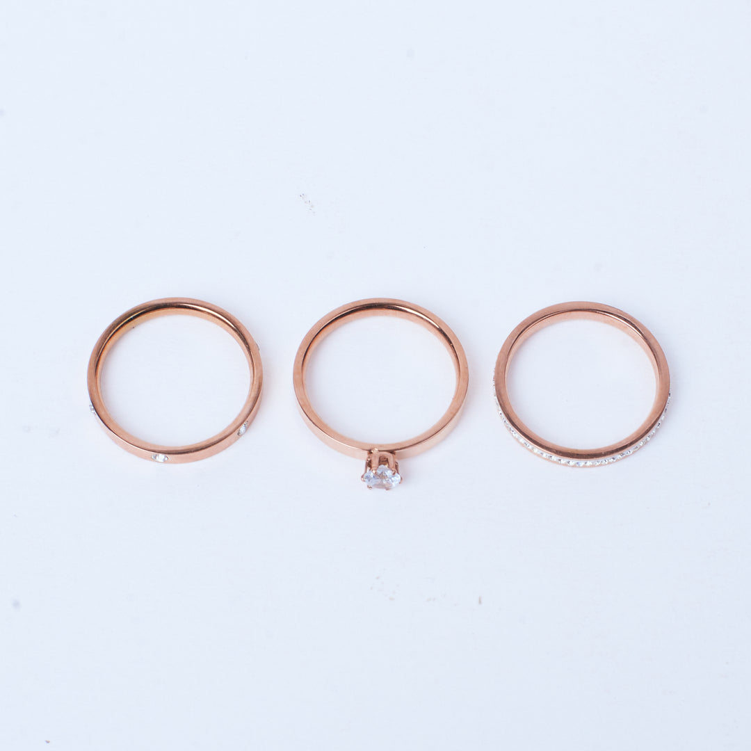 Elysian Echo Rose Gold Ring - Salty Accessories