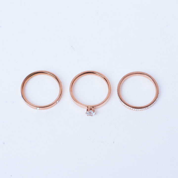 Elysian Echo Rose Gold Ring - Salty Accessories