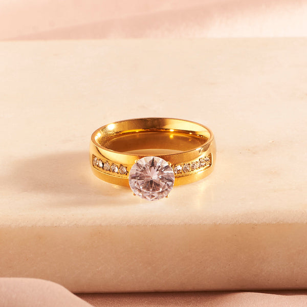 Celestia's Charm Gold Ring