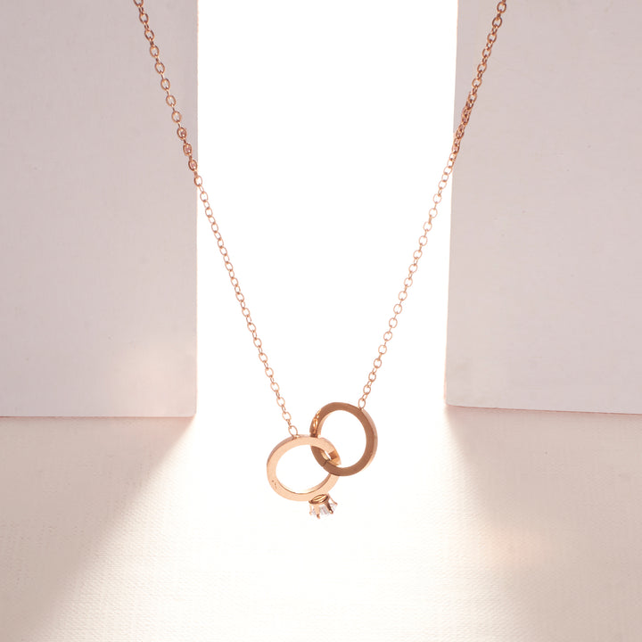 Promise Ring Rose Gold Necklace - Salty Accessories