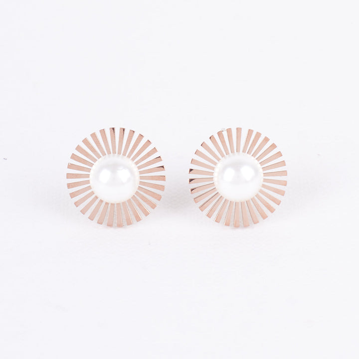 Oceanic Opulence Earrings - Rose Gold