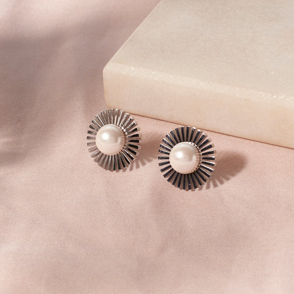 Oceanic Opulence Earrings -Silver