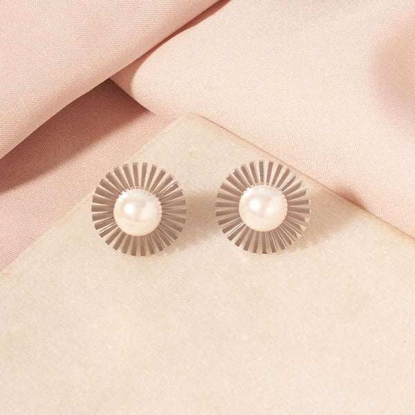 Oceanic Opulence Earrings -Silver