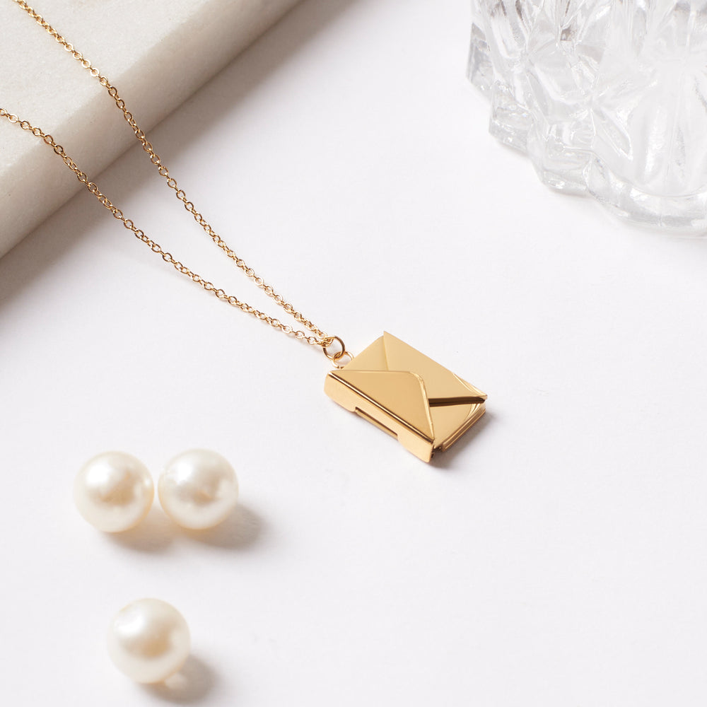 Love Letter Necklace - Gold - Salty Accessories