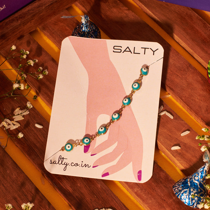 Premium Rakhi Gift Box For Sister By Salty - Salty Accessories