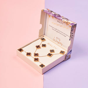 Midnight Clover Affair Jewellery Set