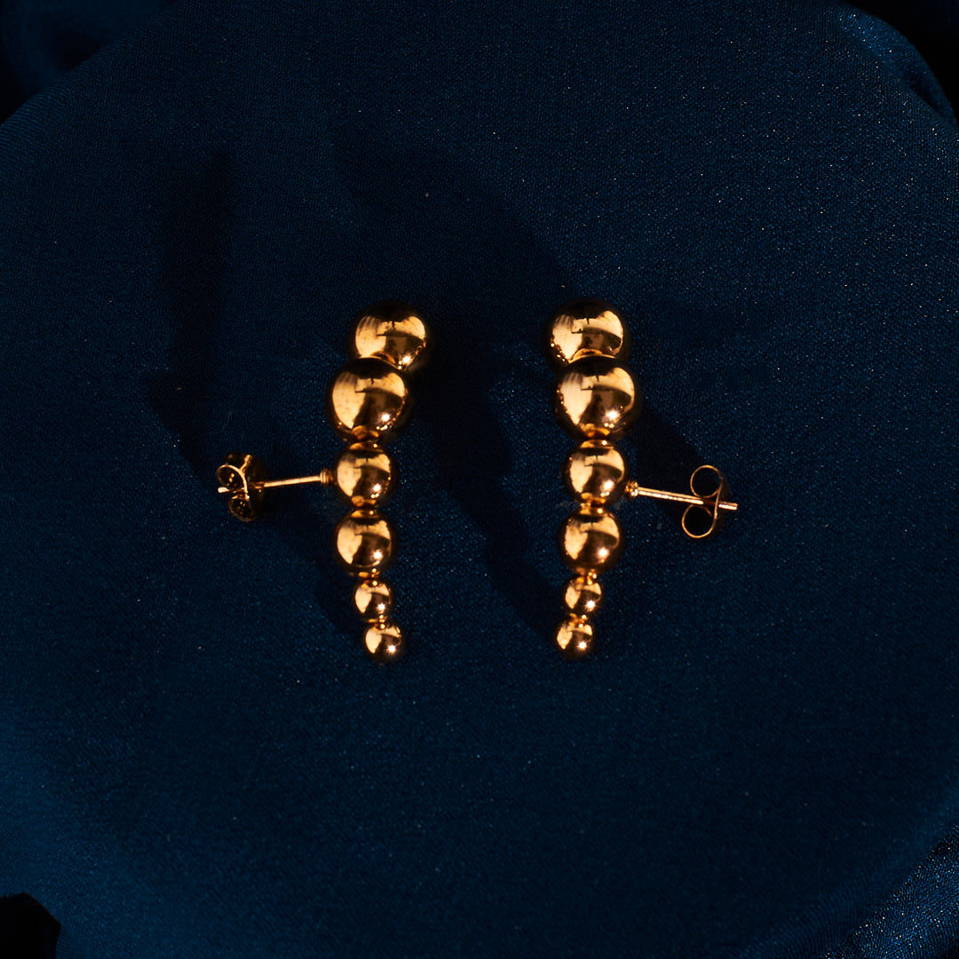 Pea Pod Delight Gold  Earrings