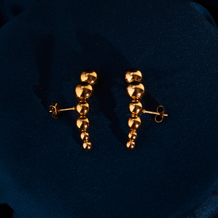 Pea Pod Delight Gold  Earrings