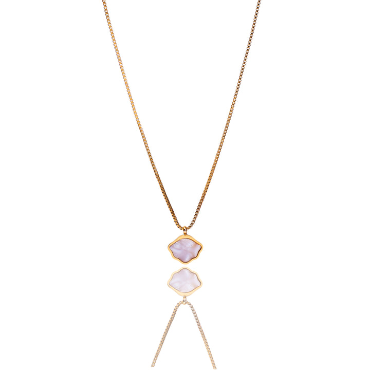 Moonstone Radiance Gold Necklace
