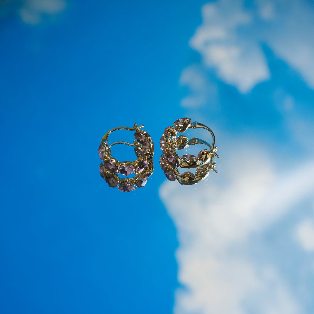 valedictorian Diamond Earrings - Salty Accessories