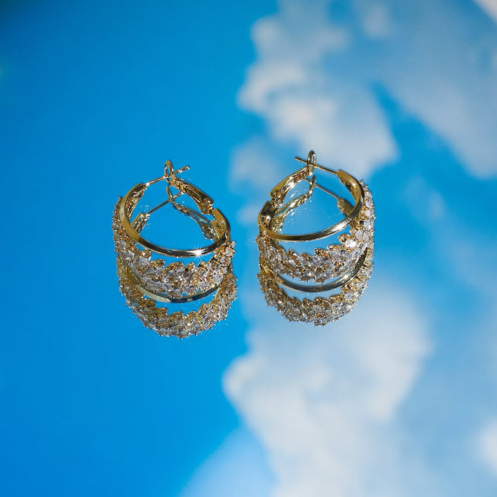 Couture Earrings - Golden - Salty Accessories