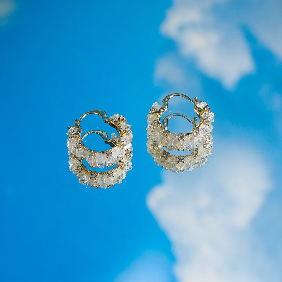 Imperial Elegance Hoops - Salty Accessories