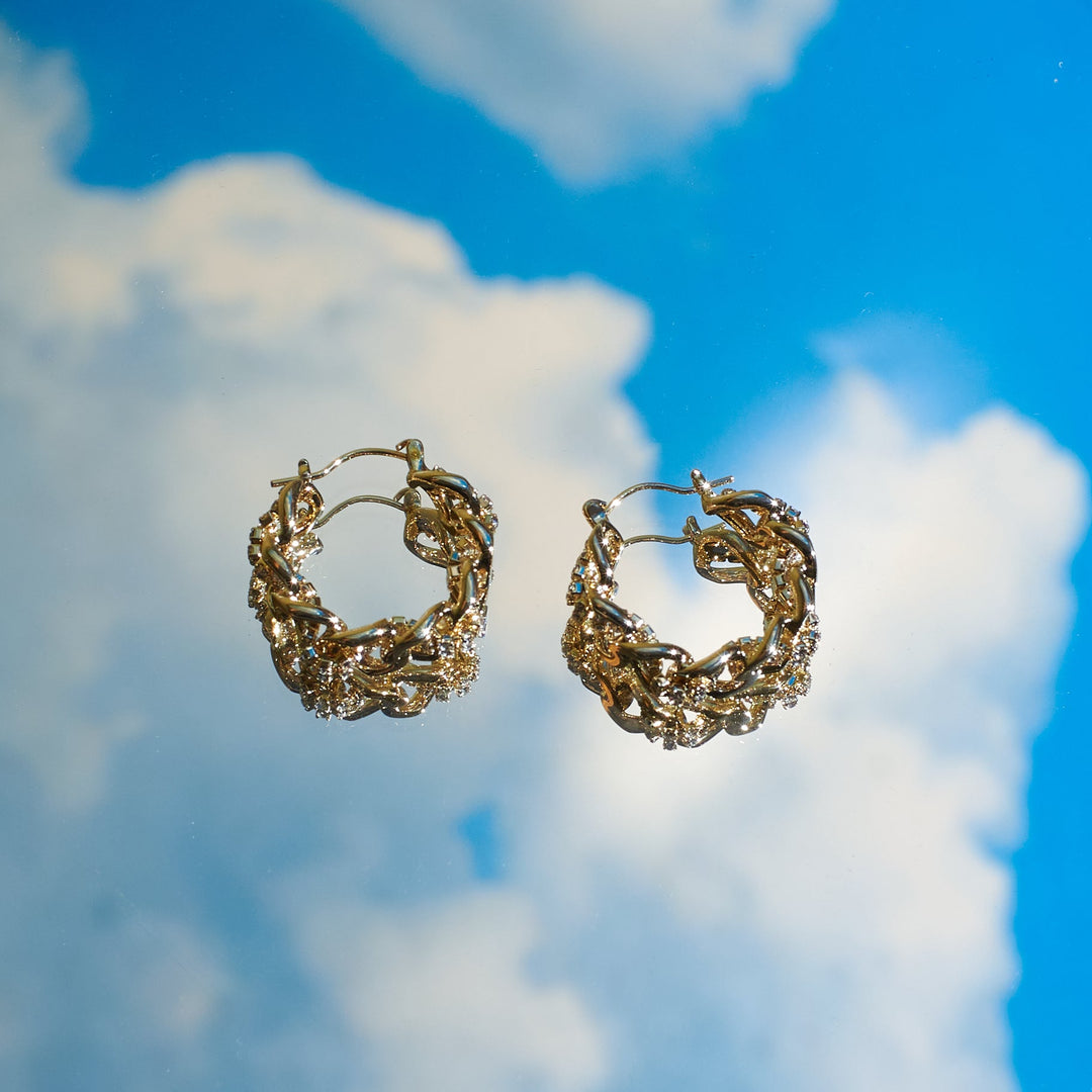 Timeless Twirl Hoops - Salty Accessories