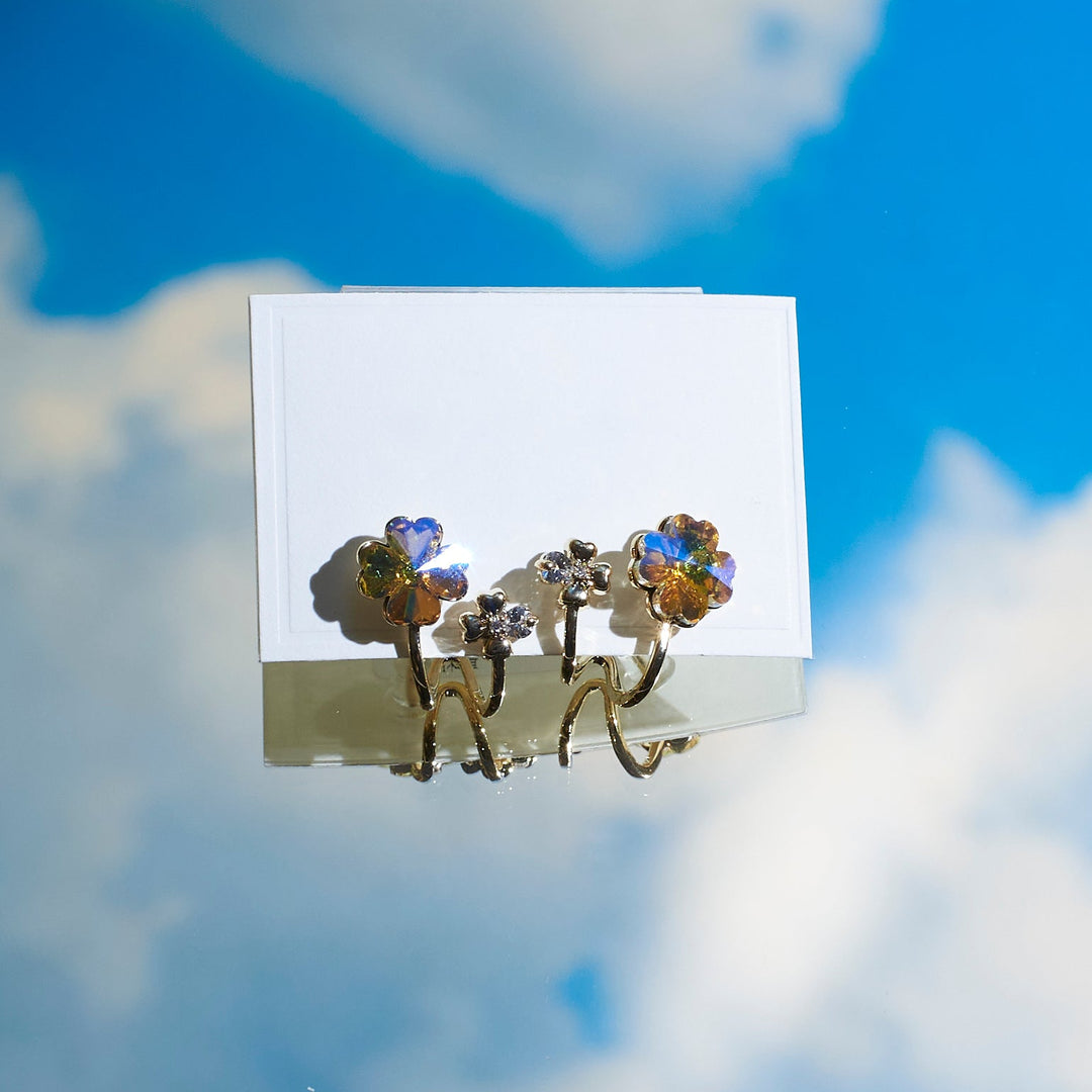 Stardust Floral Earrings - Salty Accessories