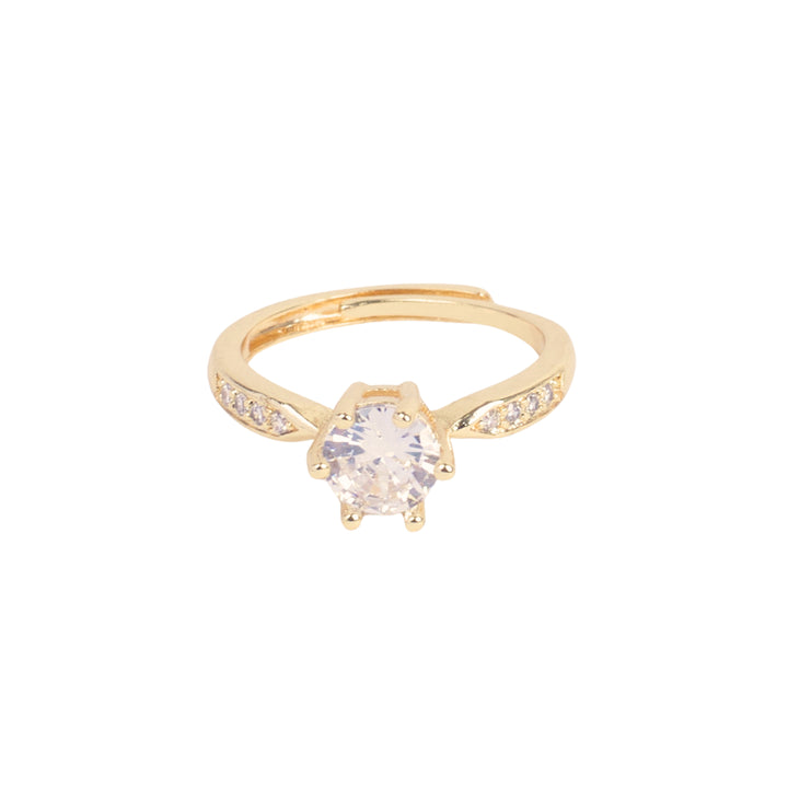 Gold-Tone Engagement Ring