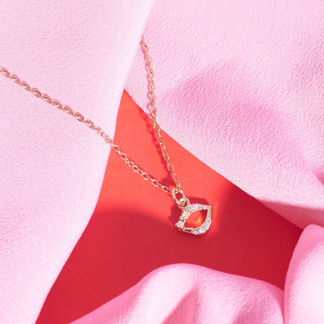 Lover's Kiss Charm Necklace